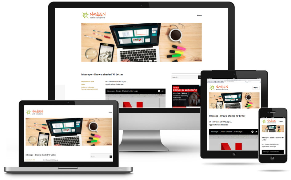 responsive website design - Naveen Web Solutions